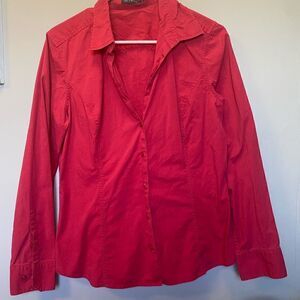 The Limited Women’s Red Button Up Blouse